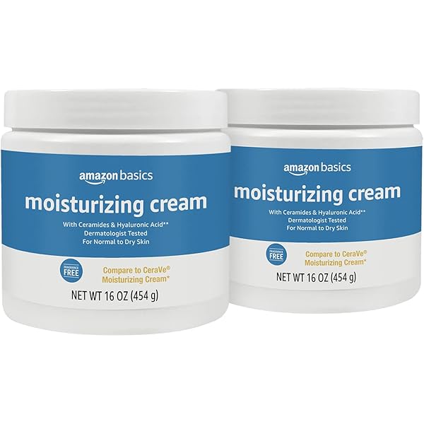 クリーム Amazon.com: Amazon Basics Moisturizer Cream for Face, Dry Skin